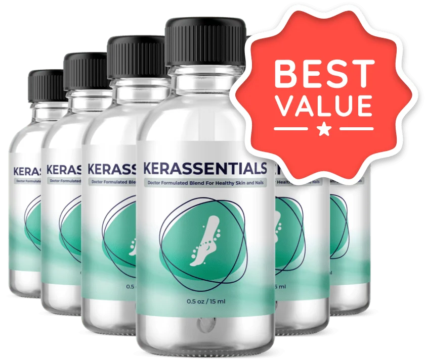 Kerassential product six bottle image